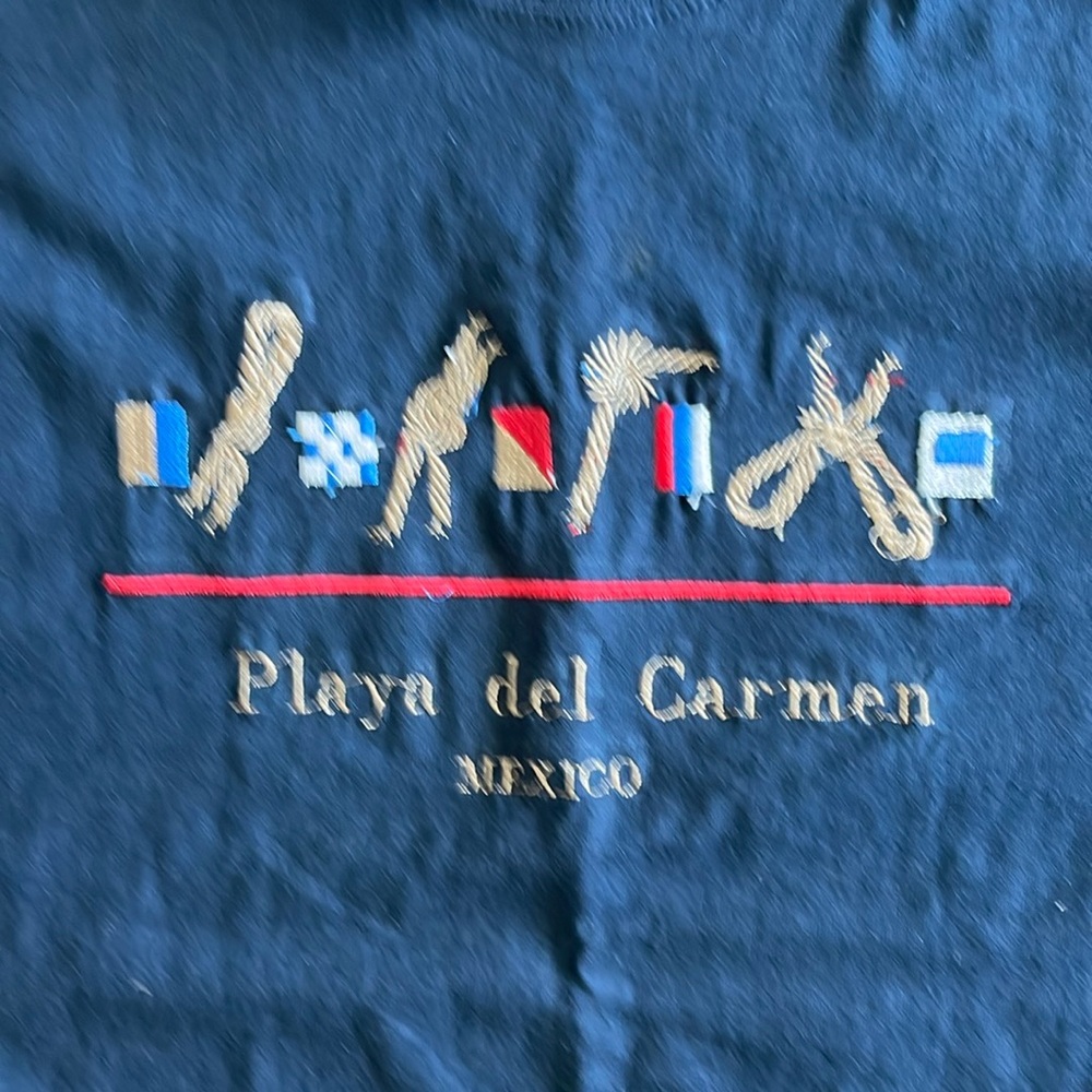 NWT Playa Del Carmen T-Shirt Sz M Navy